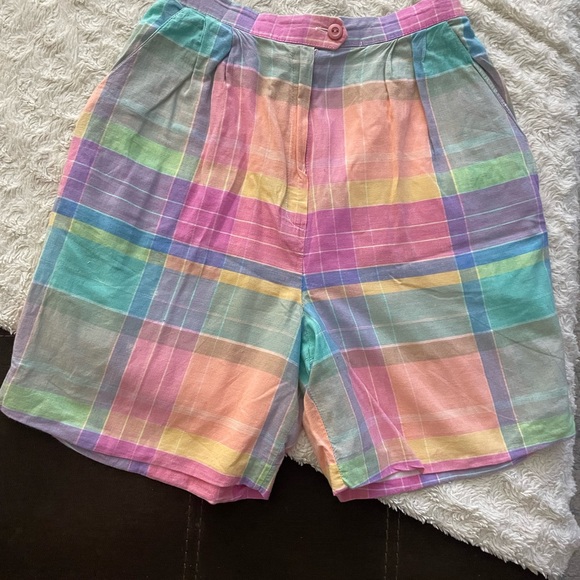Vintage David smith y2k pastel high waisted shorts - Picture 2 of 6